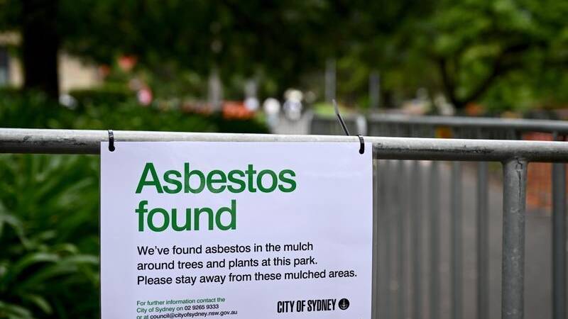 Asbestos has been found at several sites in Sydney, as well as in Nowra and Bomaderry. Picture by Dan Himbrechts/AAP PHOTOS