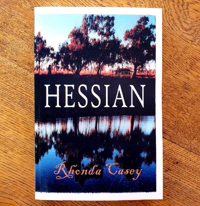 The artwork on the cover of 'Hessian' was done by Sally Wilson Art of Cobargo. Picture supplied