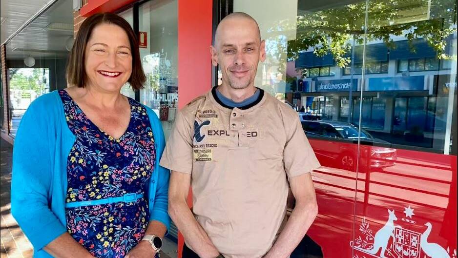East Nowra's Daniel Sheather has finally been able to access support through the NDIS on the back of help from Federal Member for Gilmore, Fiona Phillips, and her staff. Picture supplied.