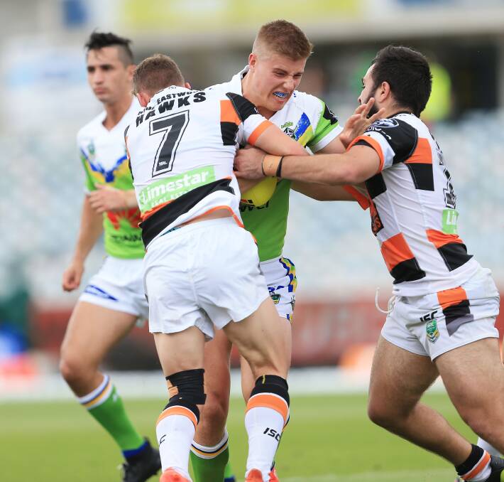 Jack Murchie. Photo: Michael Tully Canberra Raiders.