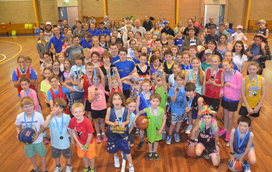 HUGE TURNOUT: Everyone that attended Milton Ulladulla Basketball Association's annual “Junior All-Star” event.