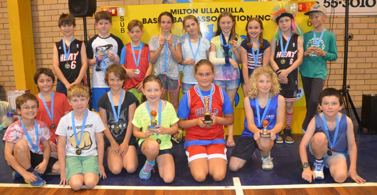 STARS OF THE FUTURE: The Milton Ulladulla Dolphins' under 10s players  pose for a photo with their medals, at the annual “Junior All-Star” day.