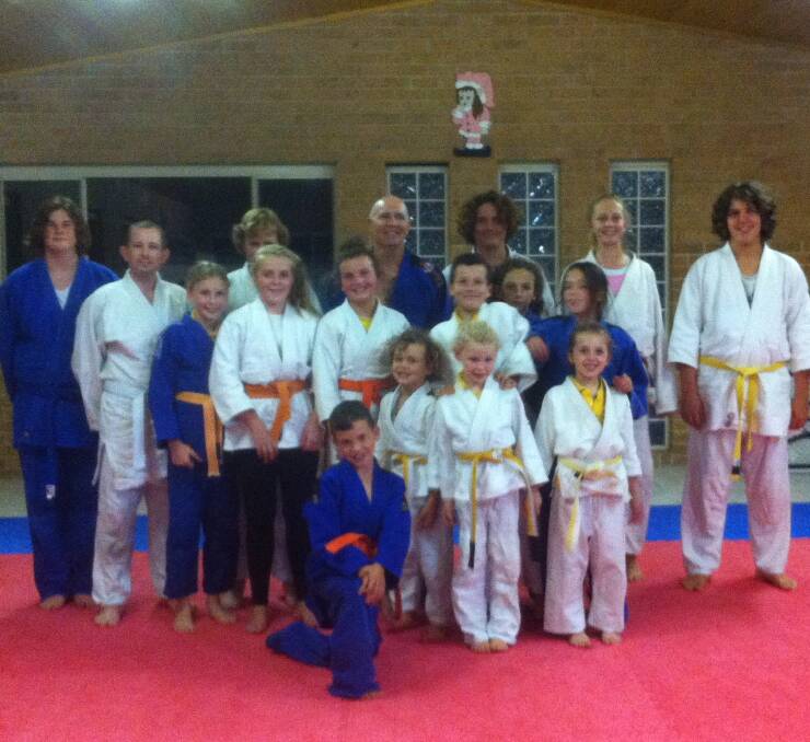 In training:  Members of the Yuukan Judo Club have moved to a different Ulladulla venue at the Beachside Village Caravan Park.