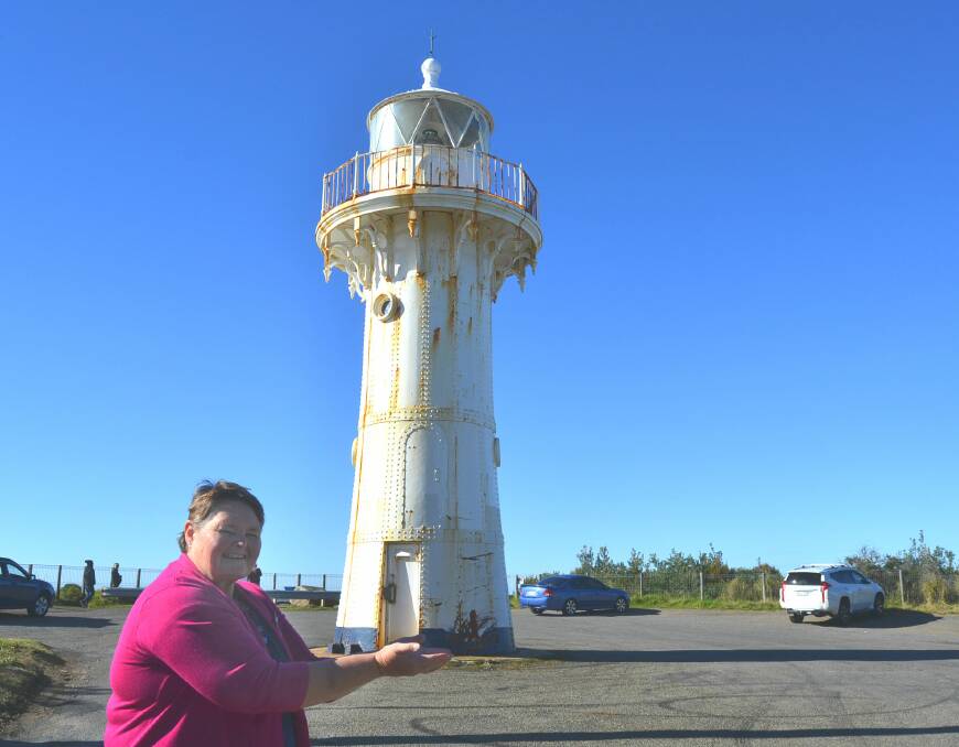 Julie Kelly wants to see the Warden Head Lighthouse, Ulladulla, treated for rust and repainted. 