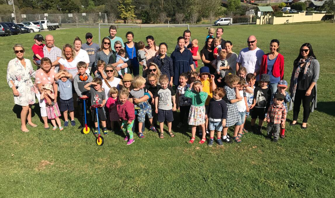 COMMUNITY SUPPORT: Milton and Ulladulla parents and children hope a pending development application to subdivide the land on which GumNut Pre-Kinder sits will entice a new owner/operator.