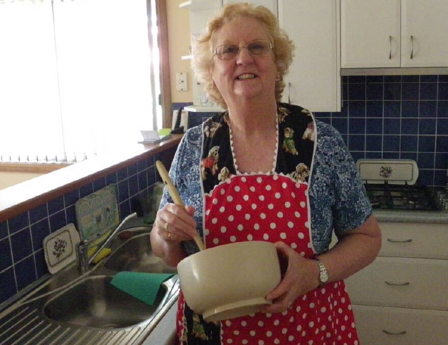 BIG CAKE BAKE: Milton Ulladulla & District branch secretary Gill Rolfe is baking a difference. Photo: Supplied. 