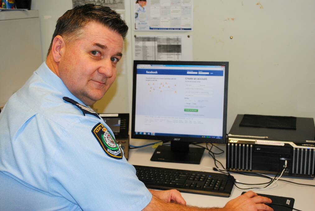 BE AWARE: Ulladulla Police Sergeant Greg Churchill said parents need to monitor their children's use of social media. 