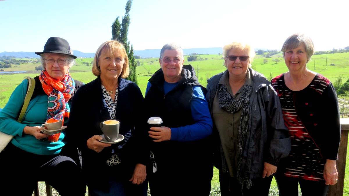 CELEBRATE: Millhouse artists enjoying birthday party at Cupit's Winery. Image: supplied. 