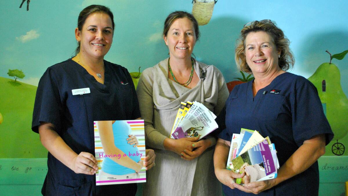 HERE TO HELP:  Melissa Waterton, Christine Duff and Leanne Whitehouse will operate the daily midwife service at Milton Ulladulla Hospital servicing women from Sussex Inlet to South Durras. Photo: Jessica McInerney. 