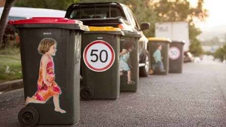 Wheelie bins rolled out in fight against pedestrian deaths