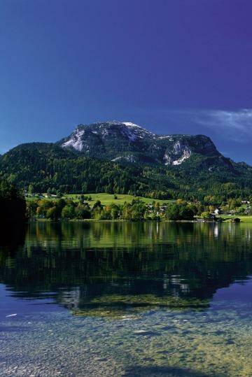 Picture perfect: The lake and village of Altaussee is considered one of the most beautiful places in Austria.
