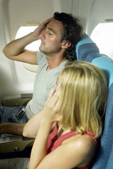 Grating getaway: Kiddie tantrums on planes are hard to cope with. Photo: Getty Images 