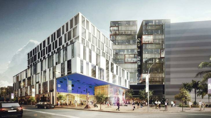 The proposed Liverpool campus.  Photo: UOW