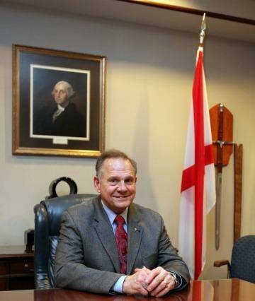 Alabama Supreme Court chief justice Roy Moore. Photo: Amanda Soward