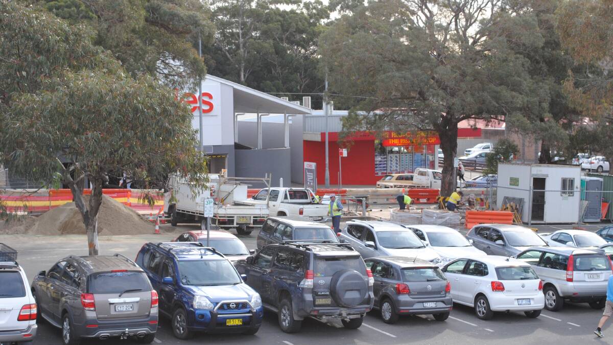 MEN AT WORK: Work will soon be complete on the Boree Street upgrade in Ulladulla.