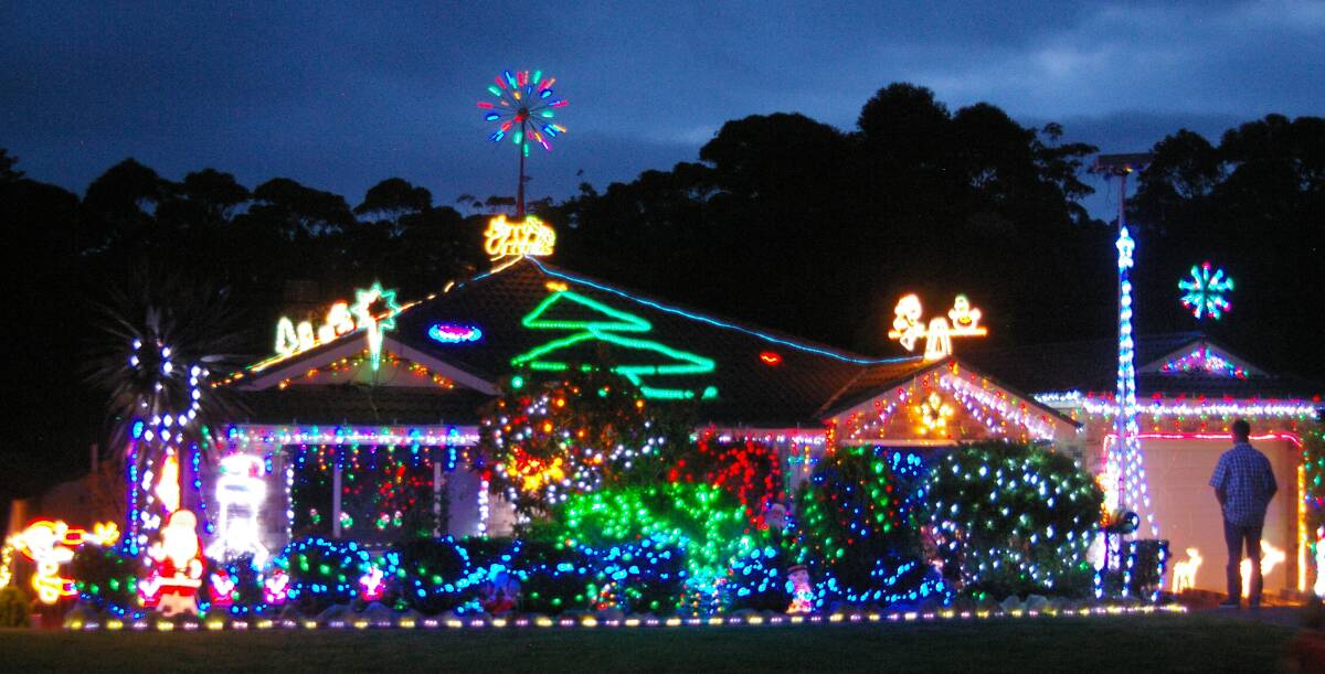 Homes light up for Christmas