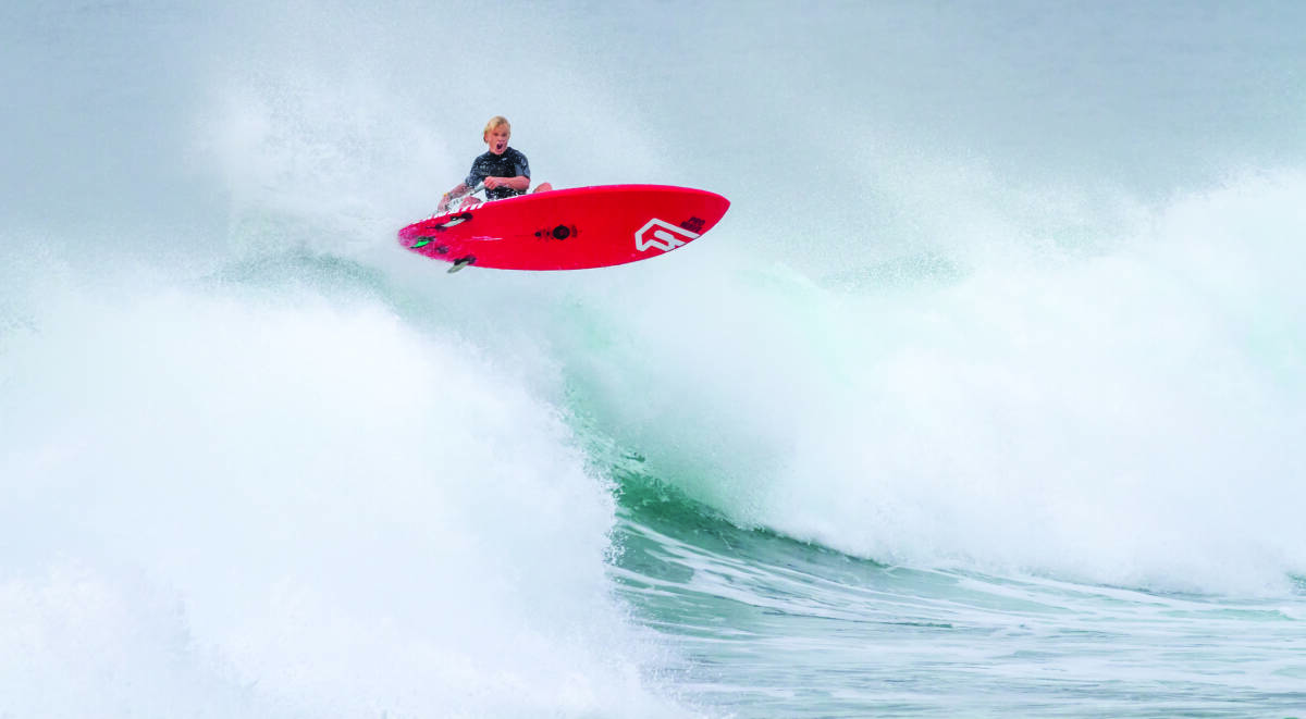 ON A WAVE: After spending summer at home in Mollymook, Kai Bates is about to head off on his second world stand up paddle surfing tour and is currently ranked 15th in the world.