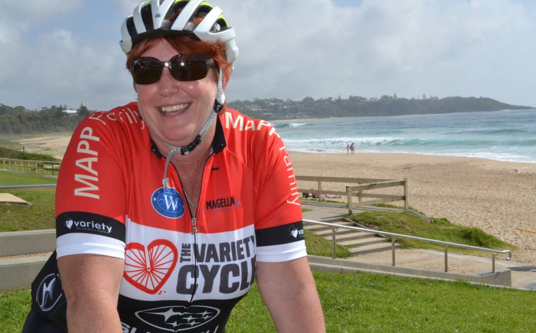PEDAL POWER: Natalie Moore is always on the lookout for a physical challenge and is about to take on the Sydney to Hobart Variety Cycle.