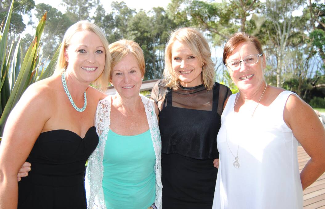 CELEBRATION: Linda Lord (left) celebrated her mum Cherie Crittenden’s birthday with television personality, designer and author Shaynna Blaze and friend Penny Paterson at Bannisters on Thursday.