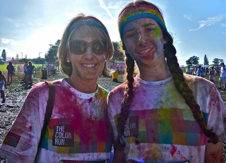 Wollongong was a rainbow of colours for the second Color Run event on Sunday. Photos contributed by participants and Adam McLean Illawarra Mercury