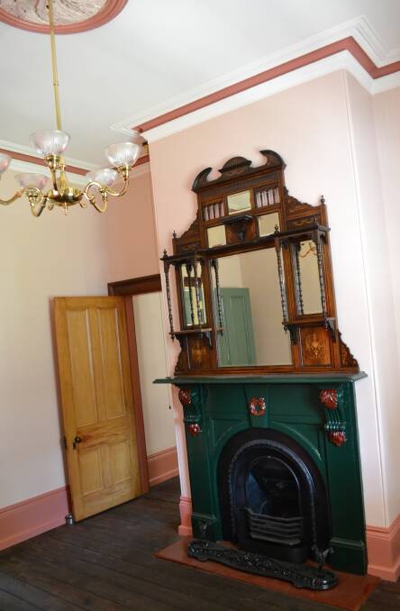 PERIOD FEATURES: Many of the original features in Hindmarsh House have been restored to their original condition, including fireplaces, timber doors, sash windows and ceiling rosettes.