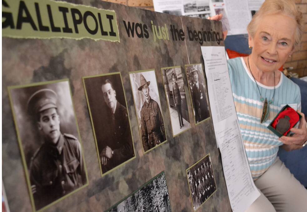 EXTREMELY PROUD: Doctor Rae Howard Riley says Gallipoli was just the beginning of a lifetime of fighting for her father Sergeant Guilford John Granger Howard, an army chaplain who championed for returned service personnel and the widows and orphans of these killed in World War I and subsequent conflicts.