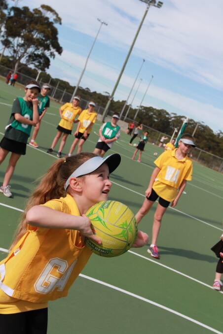 LINE IT UP: Tahlia Brook plays goal attack for the Diamonds. 