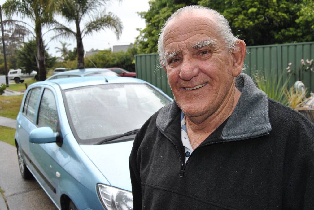 HELPED: Banks and many others have come to the aid of Barry Barford, enabling him to access money to buy a car and be provided with support after his home and all his possessions were destroyed in a fire last week. 
