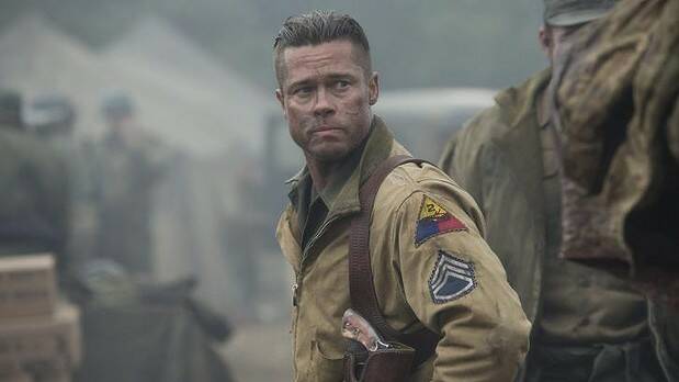 LEADING THE CHARGE: Brad Pitt is Commander Don Collier in Fury. 