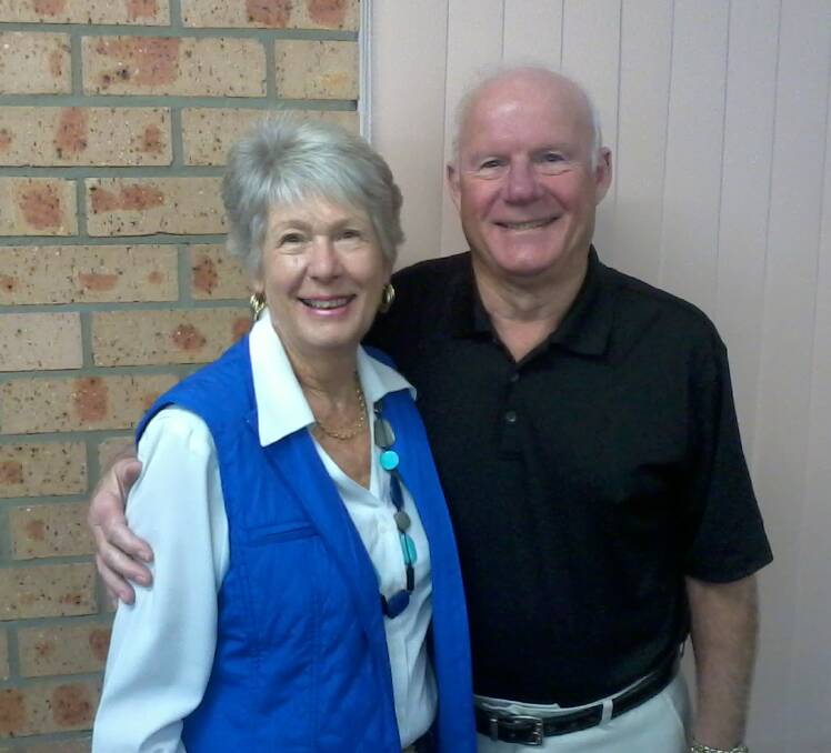 ON THEIR GAME: Maureen and Ken Harrison won the club Spring Pairs. 