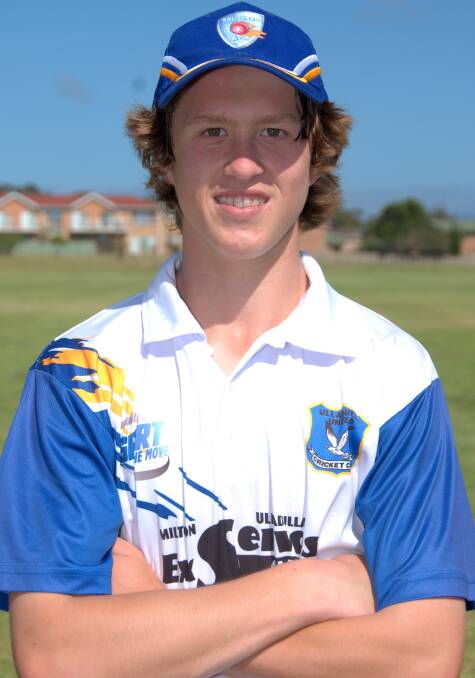 HISTORY MAKER: Under 16s player Matthew Gilkes bowled a hat-trick and hit an unbeaten century on Saturday. 