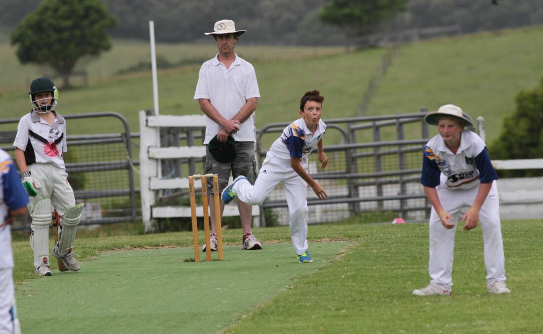 SPEED KING: Ulladulla under 12 Golds' AJ Capogreco on his way to 1/12 against Berry on Saturday. Photos: THERESE SPILLANE