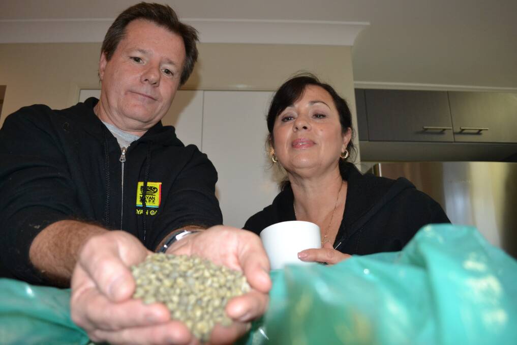 GAME CHANGER: Greg and Leonie Waddell of Mollymook are importing green coffee beans from Guatemala, and turning lives around in the process. 