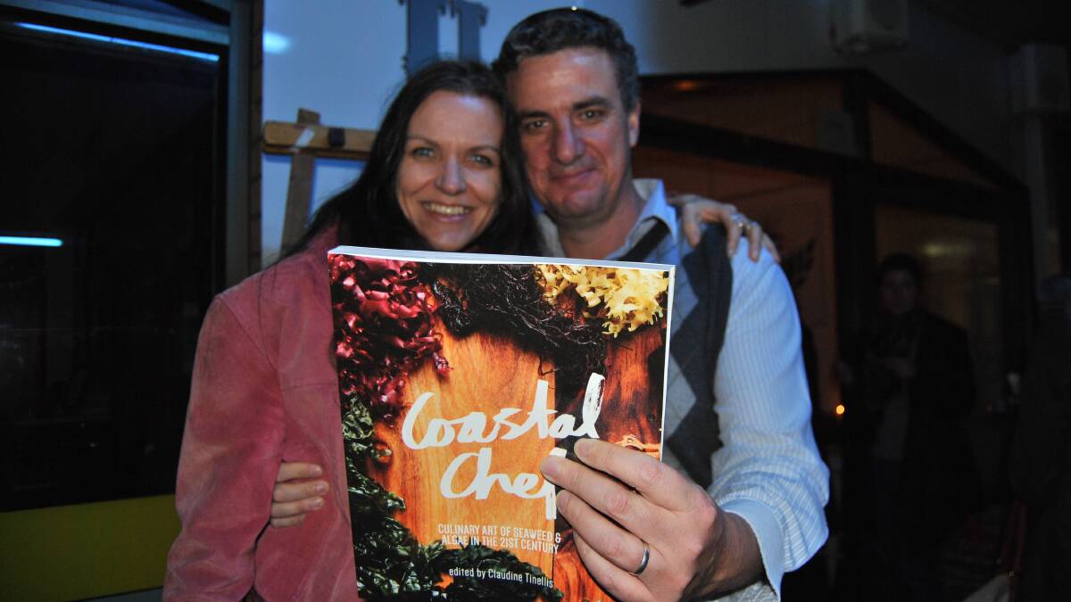 RECIPE FOR SUCCESS: Doctor Pia Winberg and publisher Garry Evans with The Coastal Chef that was launched in Sydney on Sunday after locals were given a sneak peek last Tuesday night.