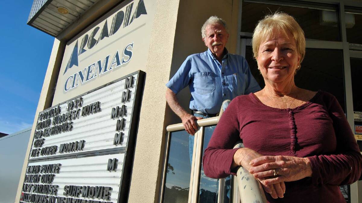 TIME TO RETIRE: John and Sue Katsoulis are saying farewell after 36 years operating cinemas in the Milton-Ulladulla district.