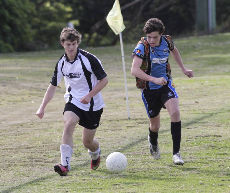 ON THE BALL: Jake Adlam in action for Milton. Photo: THERESE SPILLANE 