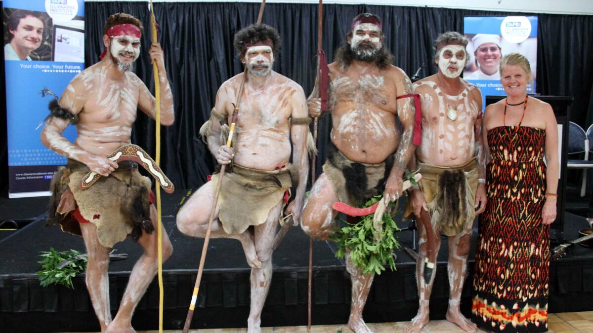 Barrie Hilder, Craig Butler, Phil Butler, Noel Butler, and Trish Roberts from Jerra Ngia will perform a welcome to country during Celebrating Cultural Diversity Locally on Saturday, May 30.