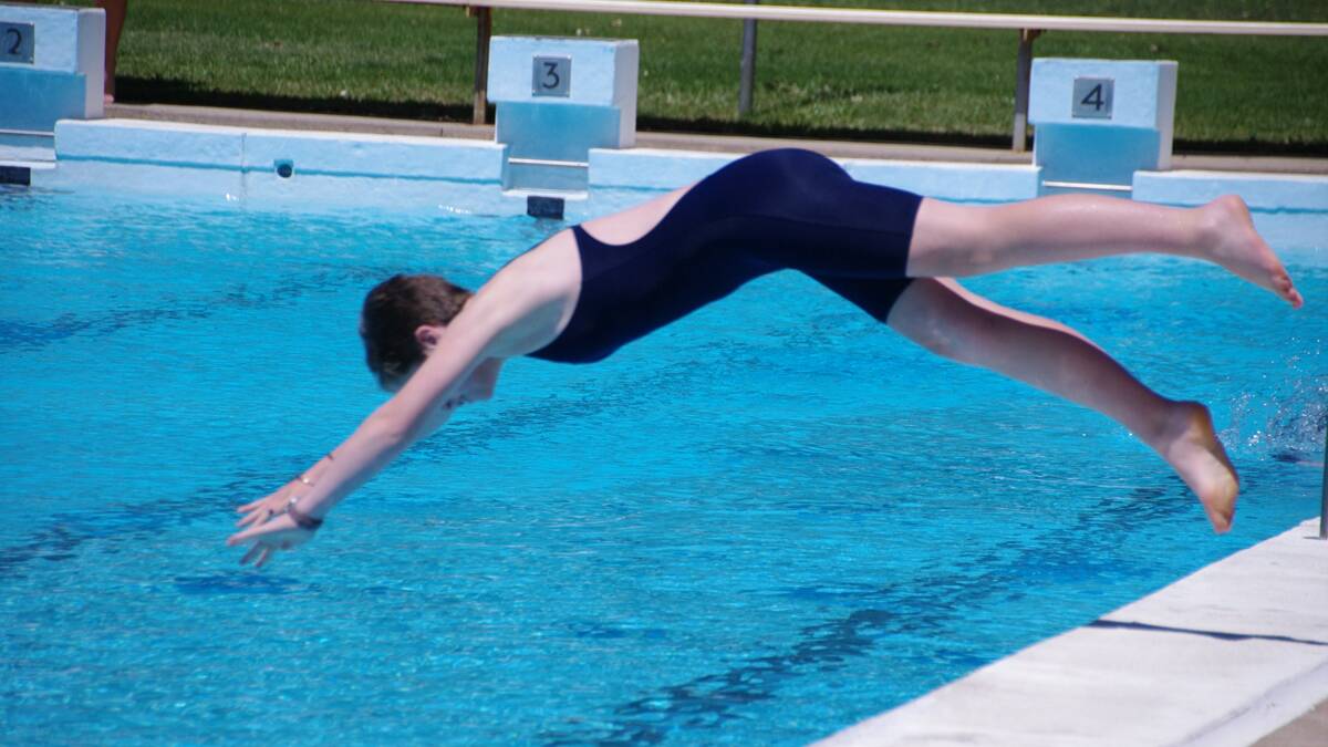 BOMBALA: The Bombala Swimming Club registration day was enjoyed on Saturday, with Karter Hampshire being among the young swimmers hitting the water.