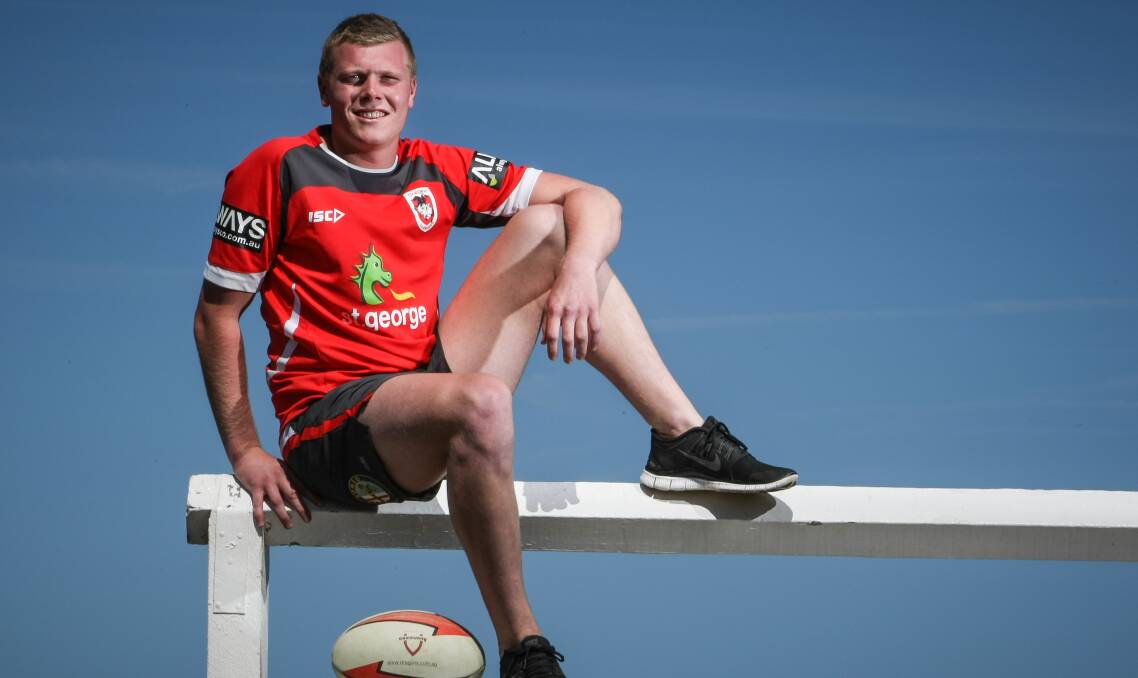 ALBION PARK: Former Albion Park-Oak Flats player and current St George Illawarra player Drew Hutchison attended last weekend's Under 20’s Origin Pathway Camp. 