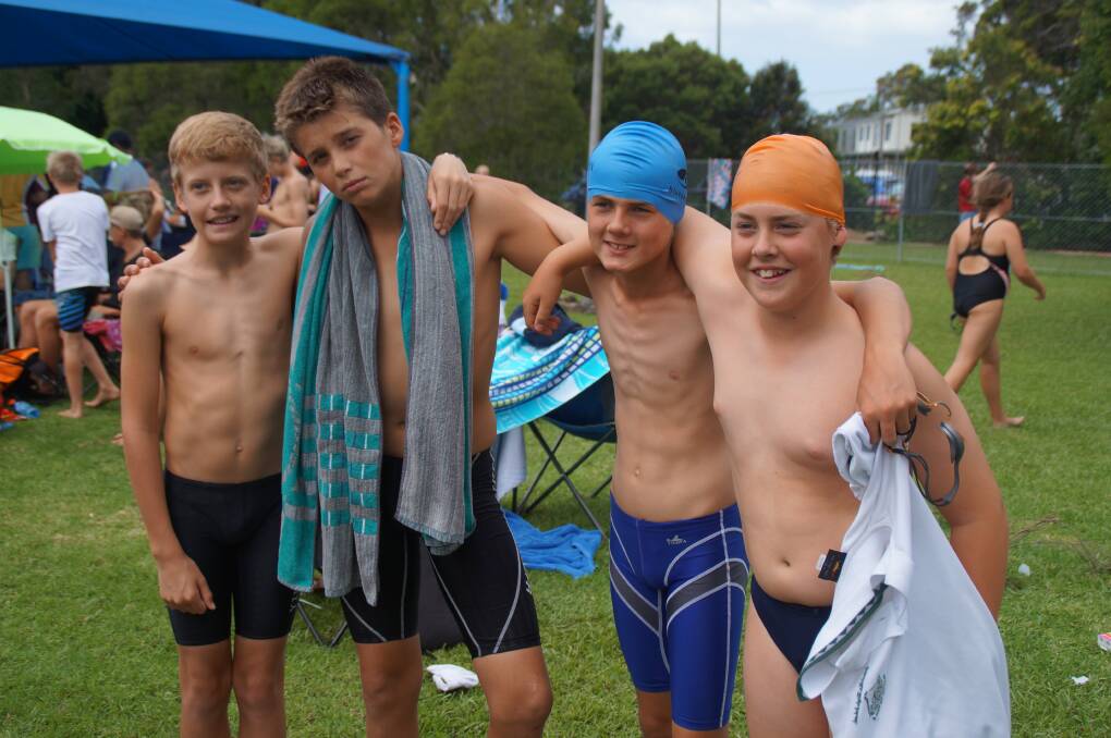The 13 years boys relay team - Jack Skinner, Jayden Farmilio Patrick Armstrong and William Walton - will compete at state.