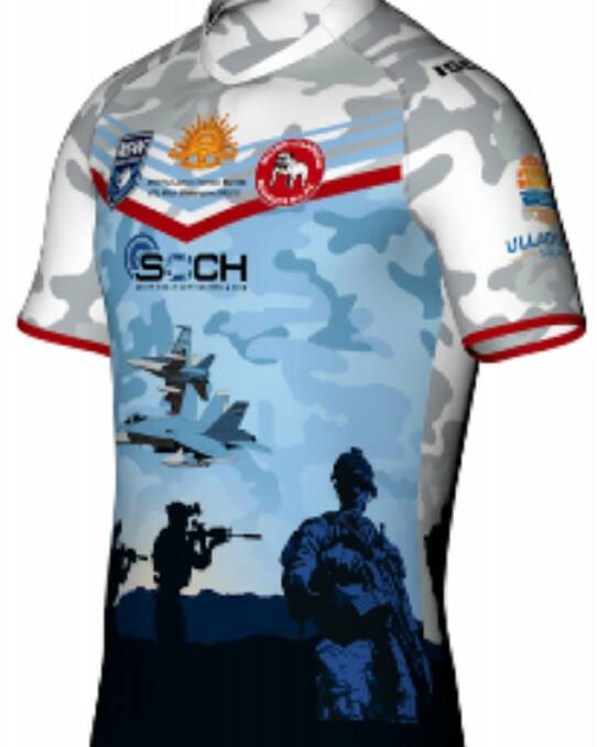 The Anzac Day jersey.