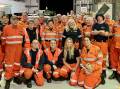 Time to thank our 'Angels in Orange'. Picture supplied 