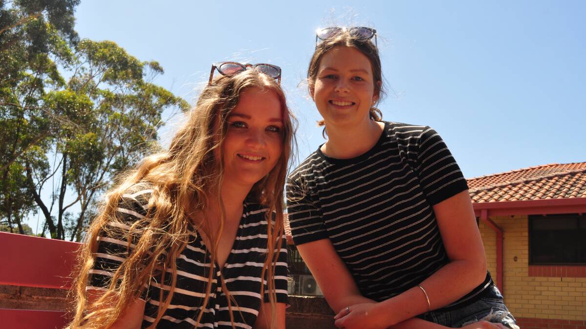 WELL DONE: Milton residents Emily Hancock (left) and Eden Wray can look forward more successes in their lives.