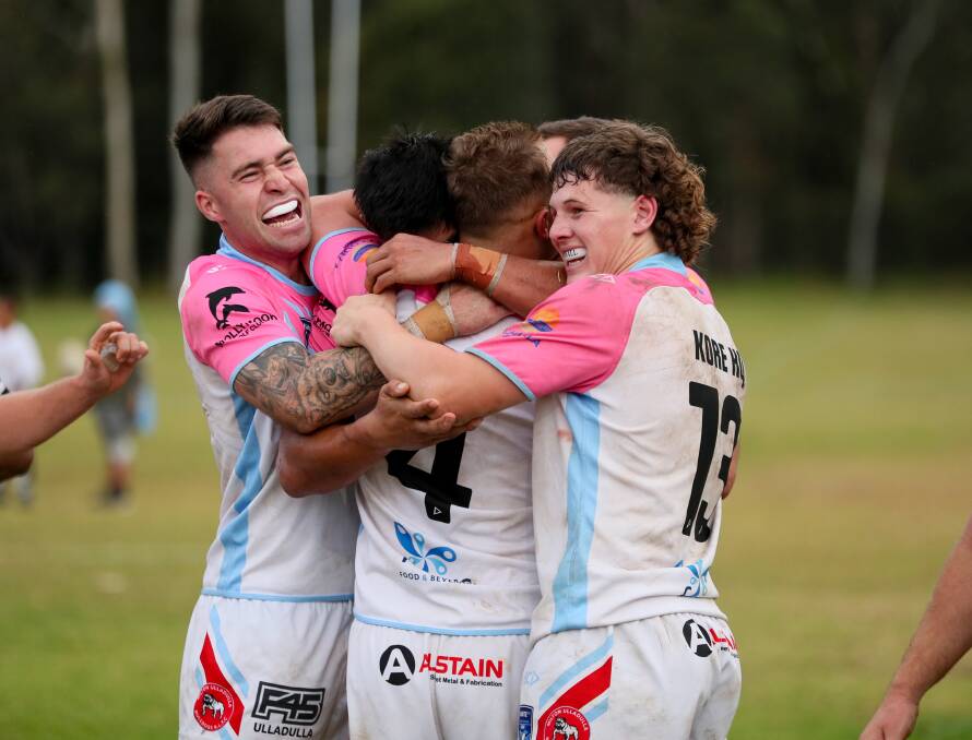 Milton Ulladulla hope they will have reason to celebrate on Sunday. Picture Paul Davidson 