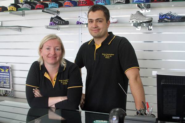 SAFEGUARDS IN PLACE: The owners of the new pawn broking store in Ulladulla, Marie and Malcolm.
