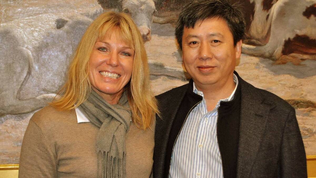 PARTNERS: Ulladulla High School principal Denise Lofts formed a partnership for ongoing development with Professor Yong Zhao from Oregon University.