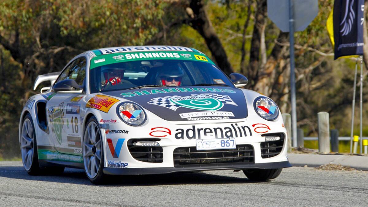 ACCOMPLISHED:  Gentleman Jim Richards will take on the rest in the west in the Porsche GT2. PHOTO: Brian Wright.
