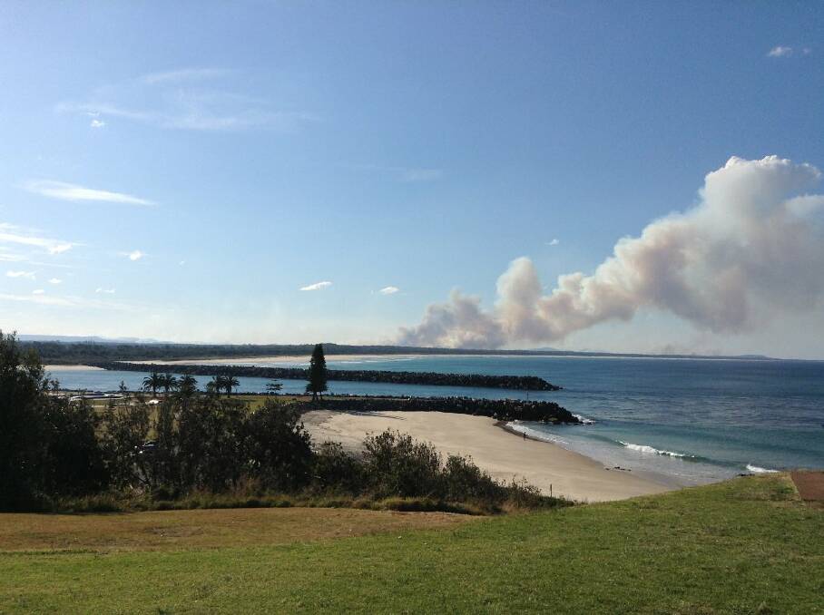 From Port Macquarie's headland, Friday. Pic: Andrew Veitch