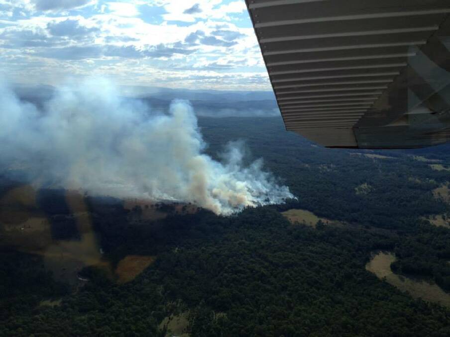 Fires in the Crescent Head area. Pic: Rolf Poole, NSW RFS