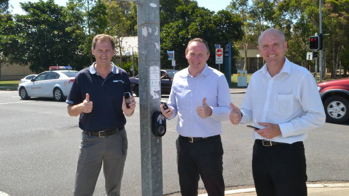 EUROBODALLA: Telstra says another 'mobile   meltdown' in the shire is unlikely after it   invested heavily in the network this year.   Pictured is Eurobodalla mayor Lindsay Brown,   Batemans Bay Chamber of Commerce president   Allan Rutherford and Telstra's southern region   general manager Chris Taylor.